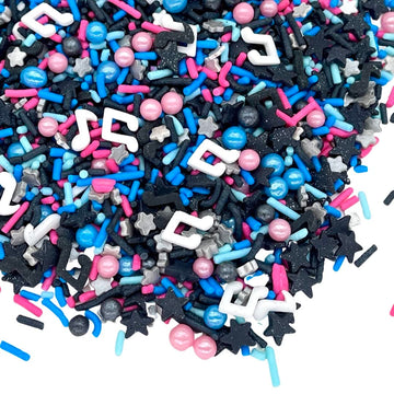 Manvscakes | Sprinkles | Pink And Blue Sprinkles | Cupcake Sprinkles | Sprinkle Mix | Space Sprinkles