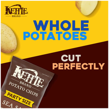 Kettle Brand Potato Chips, Sea Salt Kettle Chips, 13 Oz