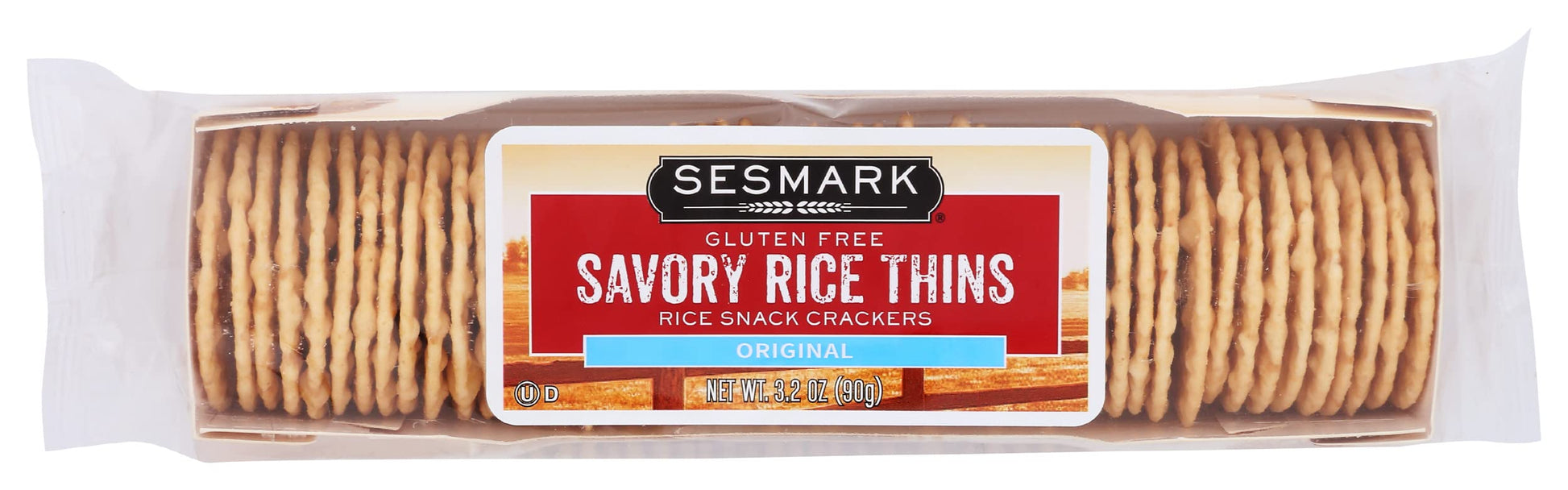 Sesmark Original Savory Thins, 3.2 Ounce - 12 Per Case.