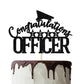 Congrats Officer 2025 Cake Topper, Officer Graduation Party Decorations, Officer Cake Decor 2025, Police College School Graduati