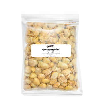 Sanniti Fried and Salted Spanish Marcona Almonds,1 Lb | Imported from Spain