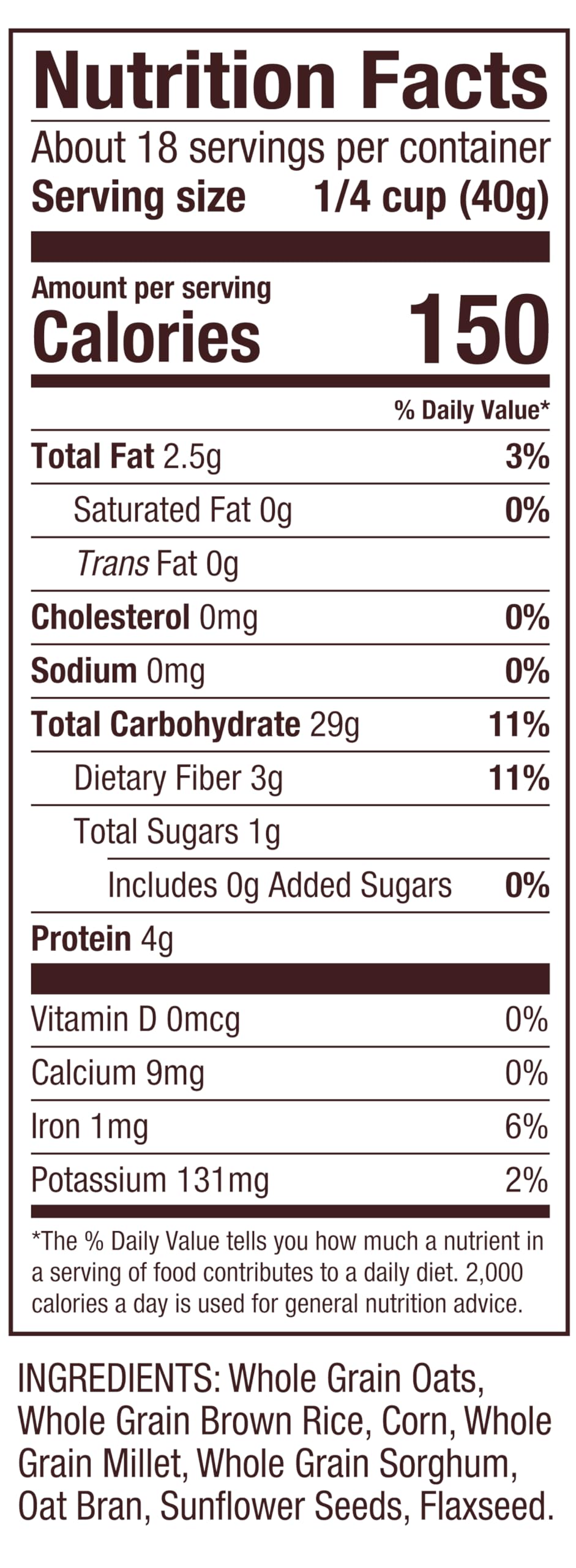 Bobs Red Mill Gluten Free 8 Grain Hot Cereal, 25oz (Pack of 4) - Vegan, Kosher