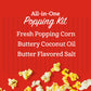 Franklins Gourmet Popcorn All-In-One Popcorn Packs for Popcorn Machine - 8oz Pack of 10 - Made in USA - Packs of Corn Kernels wi
