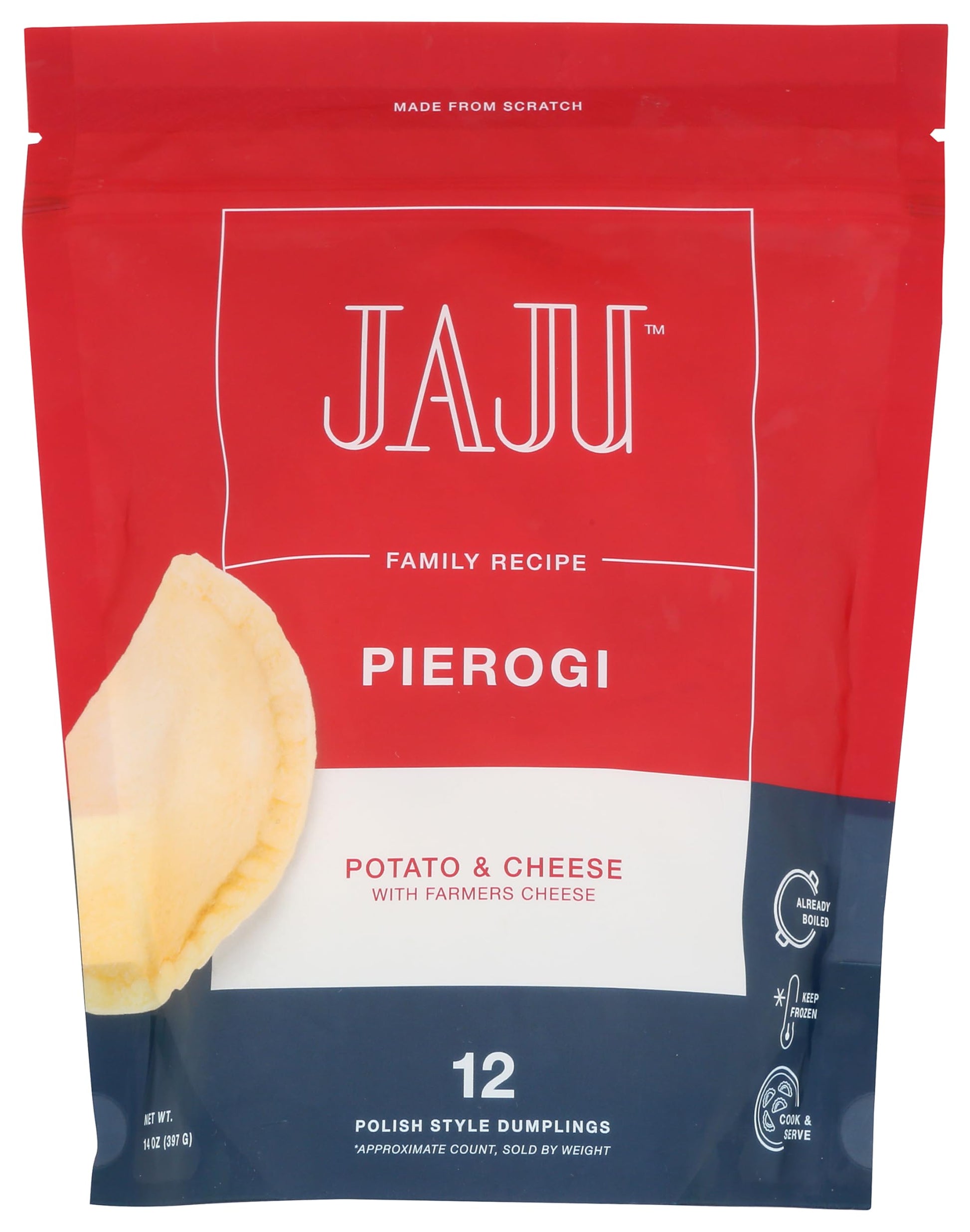 Jaju Potato & Cheese Pierogi, 14 Oz