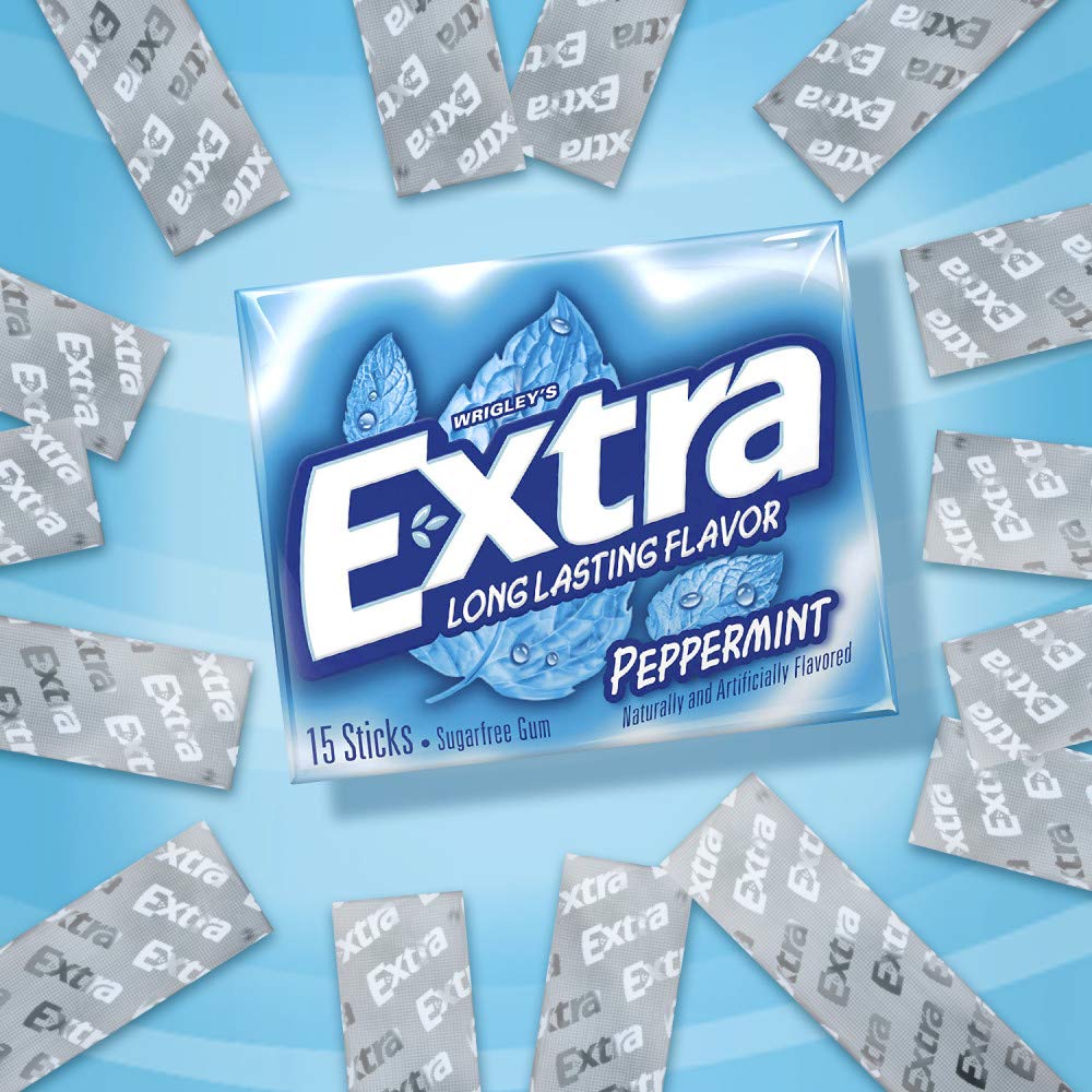 Gum Extra Pprmnt 15Pc (Pack Of 10)