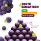 Gumballs In Jar - 1 Inch Large Gumballs - Grape Bubble Gum Purple Gumballs - Kids Chewing Gum - Gumballs For Kids 9 Oz