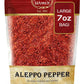 Spicy World Aleppo Pepper Flakes 7 Oz | Authentic Turkish Chili Spice For Exquisite Heat & Flavor | Premium Crushed Chili Pepper From Halaby Region | Popular In Turkish & Middle Eastern Cooking