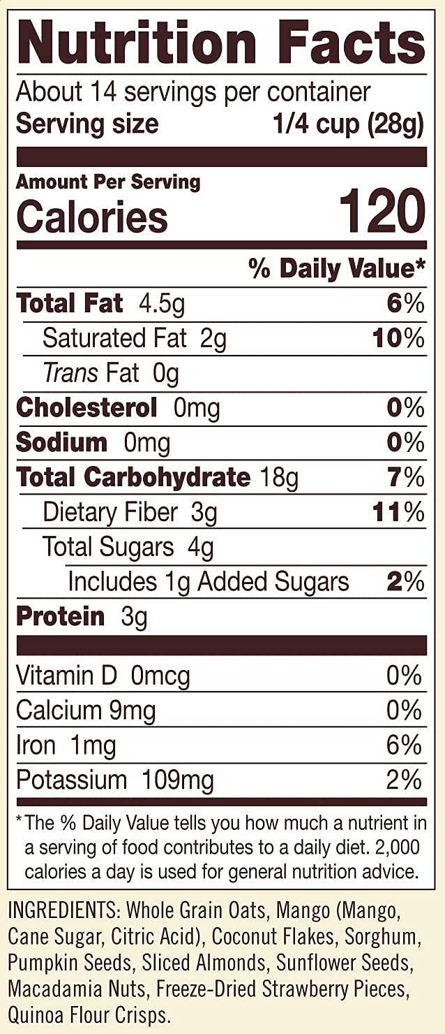 Bobs Red Mill Tropical Muesli, 14 Ounce (pack of 4)