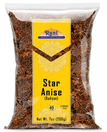 Rani Star Anise Seeds, Whole Pods (Badian Khatai) Spice 7oz (200g) ~ All Natural | Gluten Friendly | NON-GMO | Kosher | Vegan | 