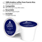Alto Grande Ground Dark Roast Coffee Pods, Compatible with Keurig K Cup malt-inspired, 72 Count, Single-Serve