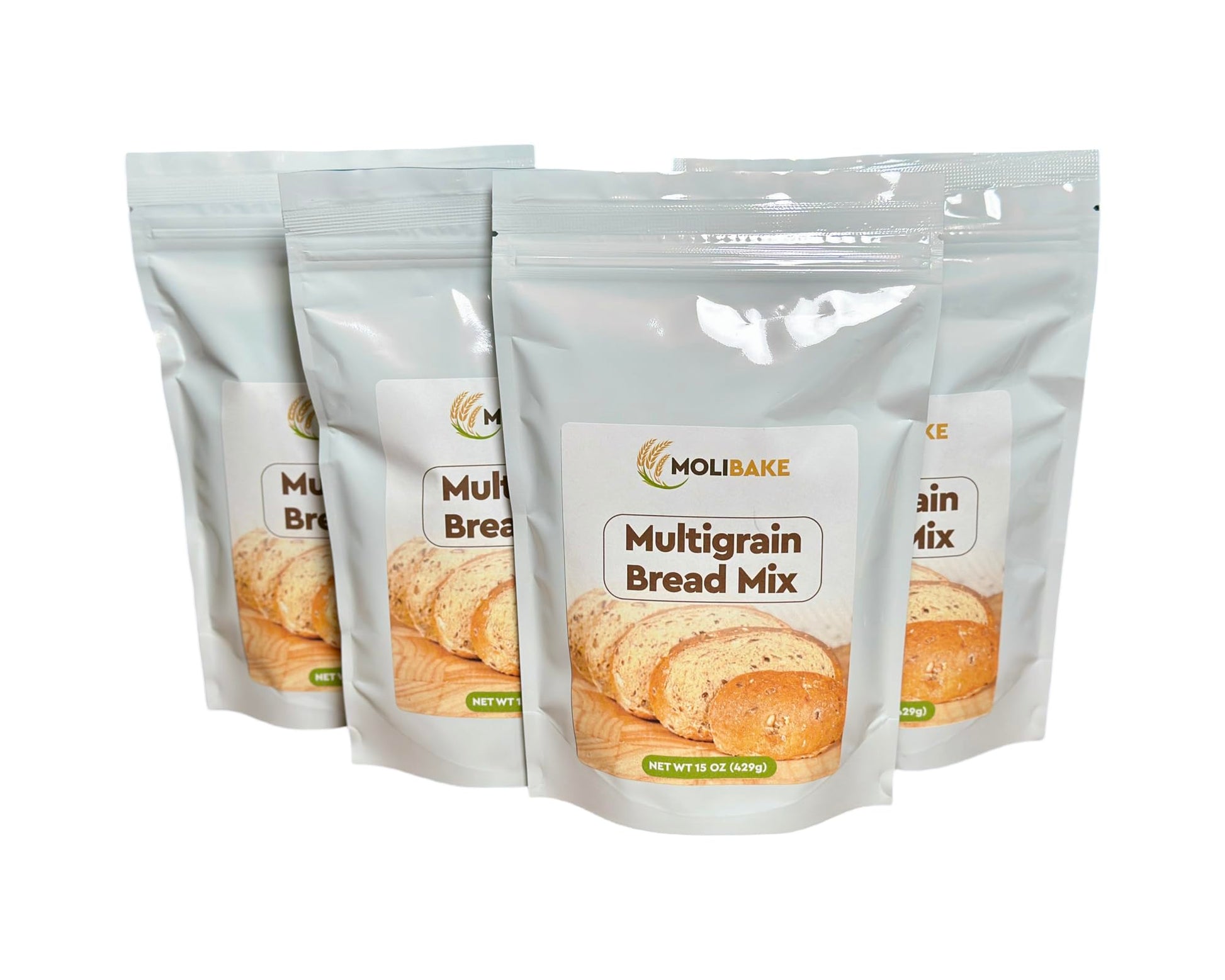 Molibake Multigrain Bread Mix – All-Natural, Pack of 4