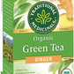 Traditional Medicinals Organic Green Tea Ginger Herbal Tea - 16 Tea Bags, Promotes Healthy Digestion, Pack of 1