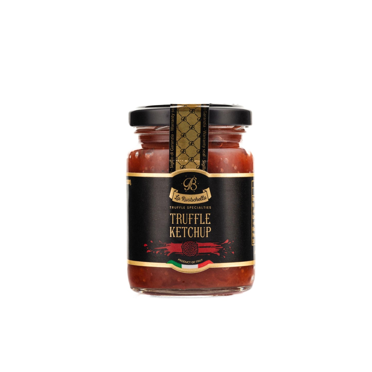 La Rustichella - Truffle Dip Sauces Set - Black Truffle Sauces: Ketchup 3.5 Oz/100Gr, Mayonnaise 3.2 Oz/ 90Gr, Sweet Honey Musta