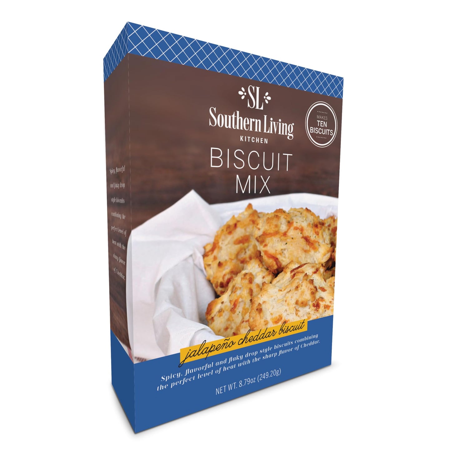 Southern Living Jalapeno Cheddar Biscuit Mix, Easy-to-Bake, 8.79 Ounce, Makes 10 Biscuits