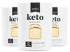 Keto Bread Zero Carb Mix - Keto and Gluten Free Bread Baking Mix - 0g Net Carbs Per Serving - Easy to Bake - No Nut Flours - Sug