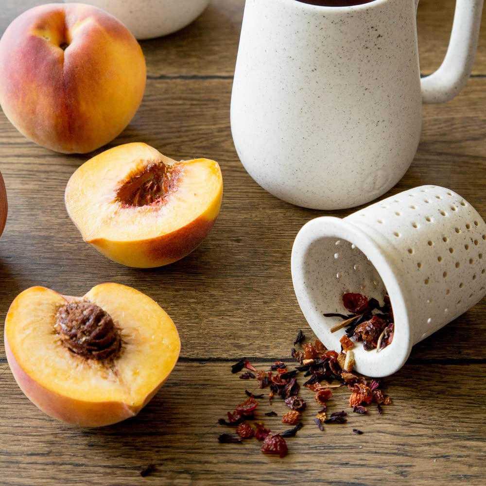 Harney & Sons Peach Fruit Tea | 4 oz Loose Leaf Tea | Model 38-1461