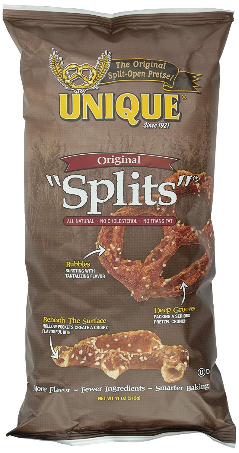 Unique Pretzels Splits, 11 Oz