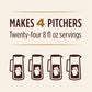 Don Francisco'S Organic Cold Brew Coffee, 8 Pitcher Packs (Makes 4 Pitchers)