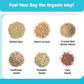 Farm To Table Foods Ultimate Organic Whole Grain Oatmeal - High-Protein, Plant-Based, Unsweetened, Non-Gmo - 3-Pack (16 Oz. Bags