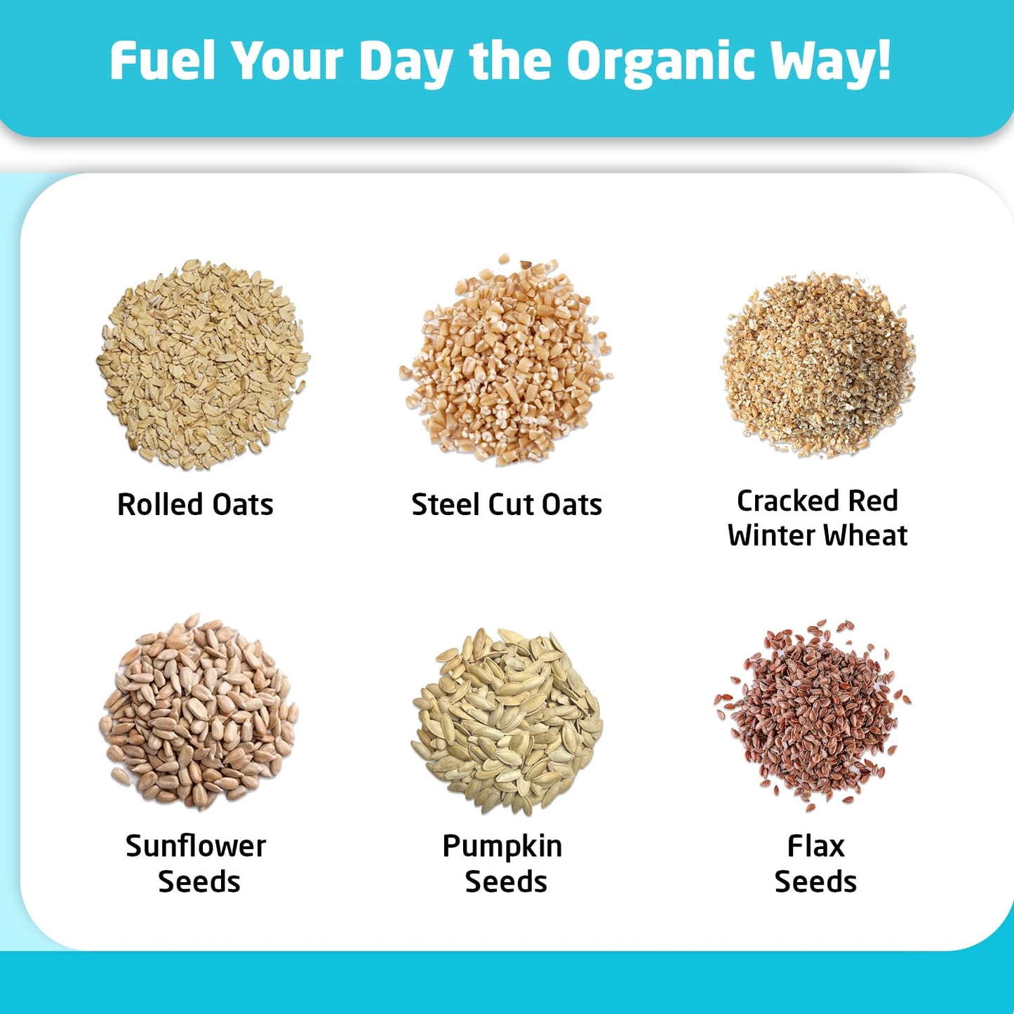 Farm To Table Foods Ultimate Organic Whole Grain Oatmeal - High-Protein, Plant-Based, Unsweetened, Non-Gmo - 3-Pack (16 Oz. Bags