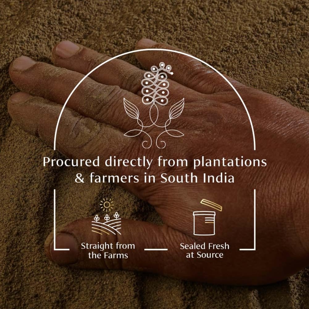 VAHDAM Organic Black Pepper Powder, Gluten Free, 2.47oz, Ground Peppercorns from India