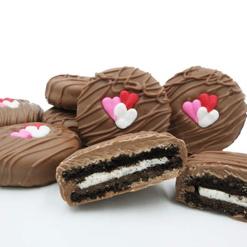 Philadelphia Candies Milk Chocolate Covered OREO Cookies, 8 Ounce, Valentines Day Gift