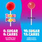 Zolli Keto Pops Sugar Free Lollipop Candy, Vegan, Gluten-Free, Diabetic-Friendly, 5.2Oz Resealable Pouch