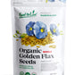 Food to Live Organic Golden Flax Seeds, Whole Raw, Non-GMO, Vegan, 16 Ounce