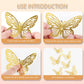 Crown Cake Topper, Princess Little Crown - 12Pcs Crown,36Pcs 3D Butterfly, 10Blessing Card 100Pcs Flower Pins, Children'S Birthd