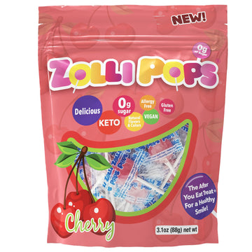 Zollipops Clean Teeth Lollipops | Anti-Cavity, Sugar-Free Candy With Xylitol For A Healthy Smile - Great For Kids, Diabetics, An