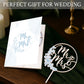 Mr & Mrs Cake Topper Greeny Wedding Cake Topper In Wood, Newly Wed Cake Toppers, Wedding Cake Toppers Bride And Groom, Toile De Jouy Decorations, Something Blues Gifts (Toile De Jouy)