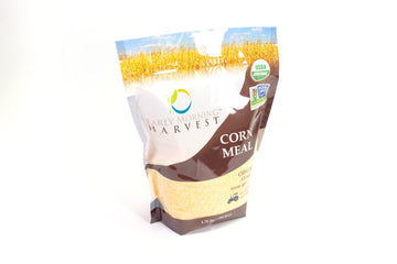 Early Morning Harvest Organic Corn Meal - Made from Organic, Non-GMO Yellow Corn - Stone Ground Corn Meal for Baking and Cooking