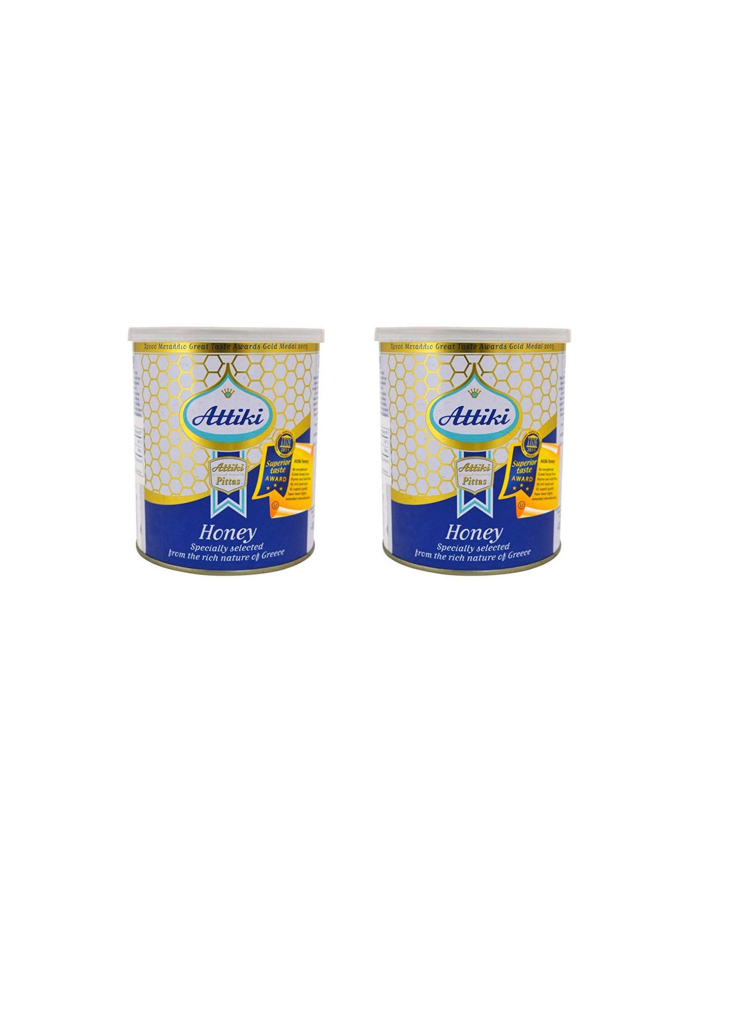 Attiki, Greek Honey 1000G (2.2Lb) Can (2 Pack)