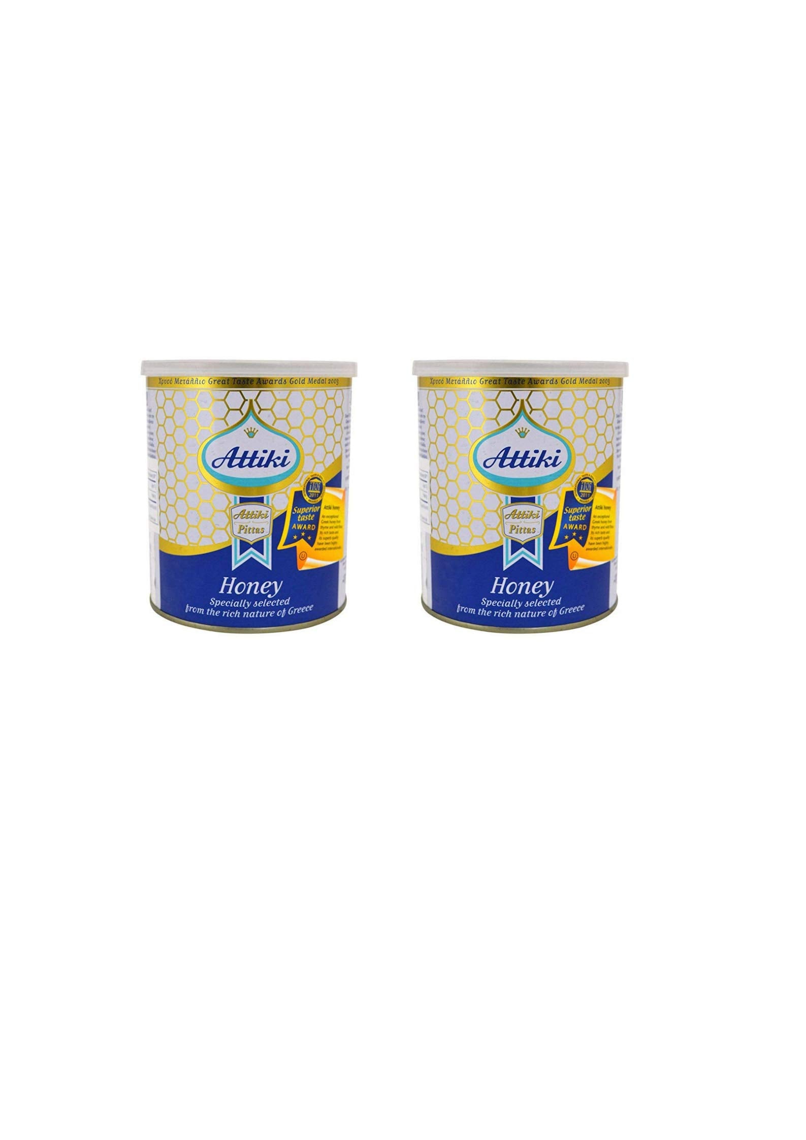 Attiki, Greek Honey 1000G (2.2Lb) Can (2 Pack)