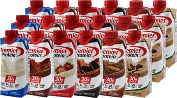 Niro Assortment | Protein Shake Variety Pack | 18 Count With 3 Each Of 6 Delicious Flavors; Chocolate, Vanilla, Caramel, Caf   L
