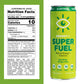 Eboost Super Fuel Healthy Energy Drink - Caffeine From Natural & Clean Ingredients For Focus And Productivity -Taurine Free Pre-Workout With Electrolytes, Nootropic & Vitamins - Ginger Lime, 12 Pack