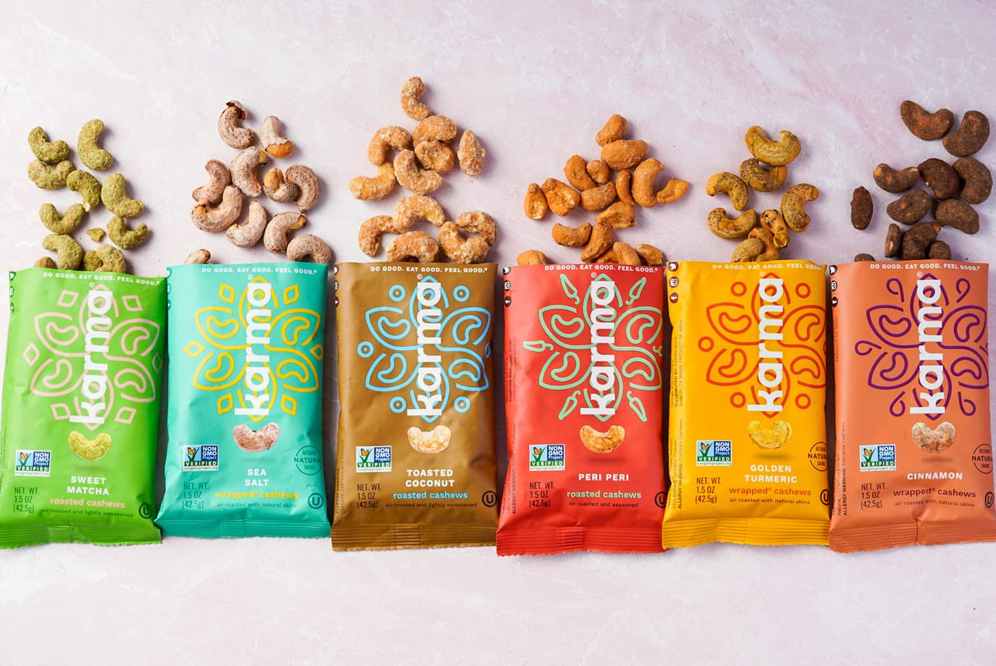 Raw Jumbo Cashews by Karma Nuts, Whole, Vegan, Gluten Free, Low Net Carb, Natural, No Sugar Added, Keto Friendly, Everyday Nut S