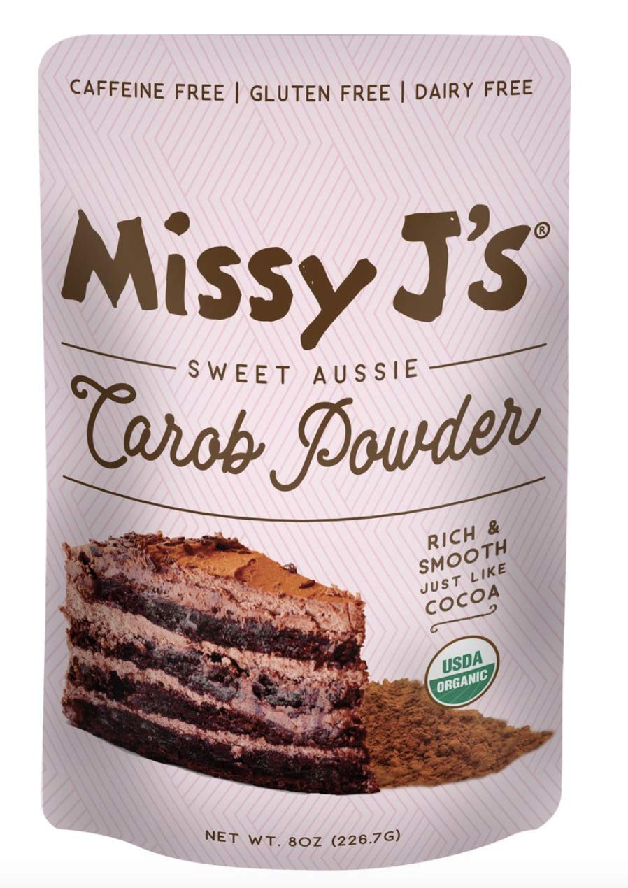 Missy Js Organic Sweet Aussie Carob Powder, 8 Ounce, Natural Snack Alternative