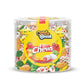 Candy Break Toffix Center-Filled Soft Fruit Chews Candy (24.7Oz) - Orange, Strawberry, Pineapple, Watermelon, Apple Flavored - I