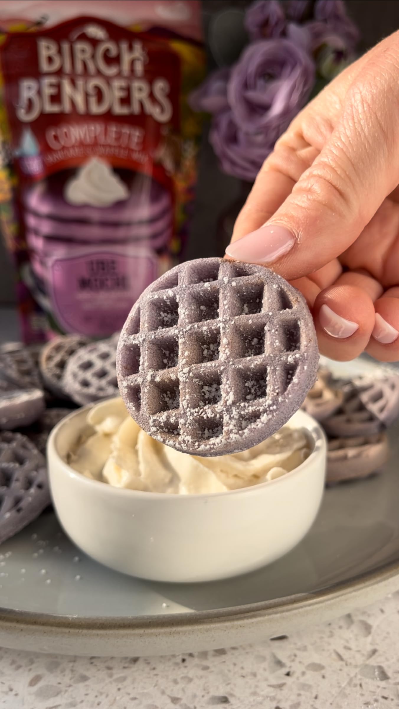 Birch Benders Ube Mochi Pancake & Waffle Mix, 14 Oz