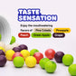 Gumballs For Gumball Machine - 1 Inch Large Gumballs - Tropical Fruit Big Gum Balls - 2.4 Lb Gumball Machine Refills - 1" Gumballs - Bulk Gum For Kids - Assorted Chewing Gum