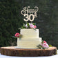 Lingteer Happy 30Th Birthday Gold Rhinestone Cake Topper - Cheers To 30Th Birthday Thirty Years Old Anniversary Party Cake Cente