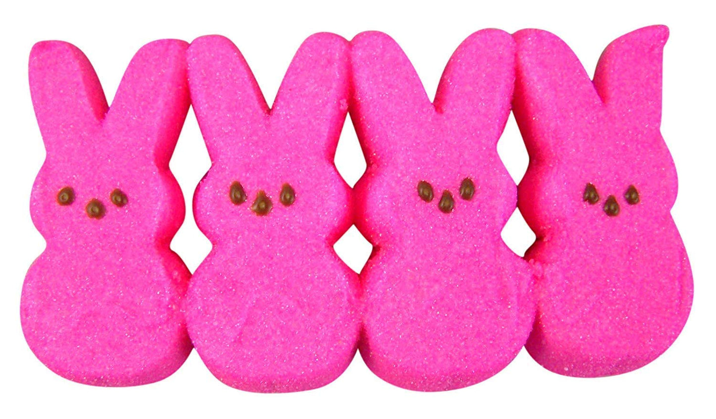 Pink Easter Bunny Shaped Peeps Marshmallow, 3 Ounce, Pack Of 2