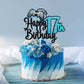 Video Game Happy 17Th Birthday Cake Topper - Video Game Boy'S 17Th Birthday Party Blue Cake Supplies - Game On Level Up Winner P