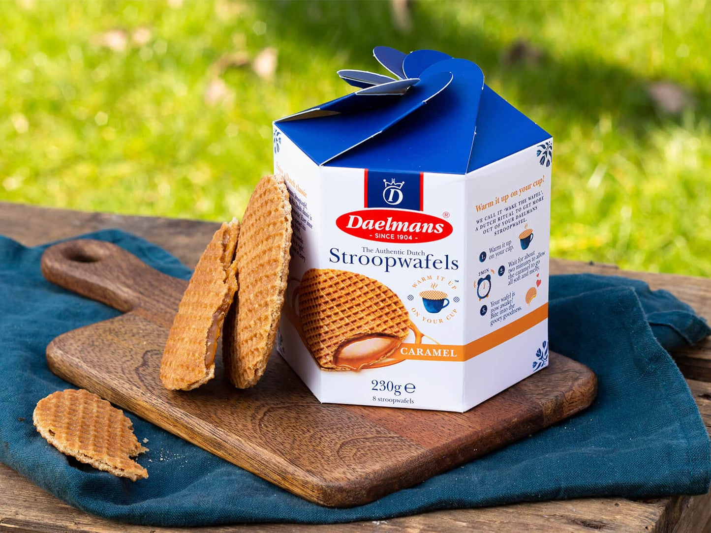 Daelmans Stroopwafels Dutch Waffles, Caramel, 2 Pack Assortment, 8.11 Ounce