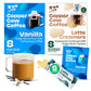 Copper Cow Coffee Premium Vietnamese Coffee - 16 Piece Set with 8 Vanilla Coffees & 8 Sweetened Condensed Milk Creamers