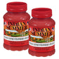INDIAN SUMMER Premium Chunky Applesauce, Made from US Apples, Strawberry, 23 Ounces, Pack of 2