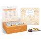 Tea Forte Single Steeps Loose Leaf Herbal Tea Sampler, Assorted Variety Tea Chest Box, Single Serve Pouches, 28 Count (Pack Of 1