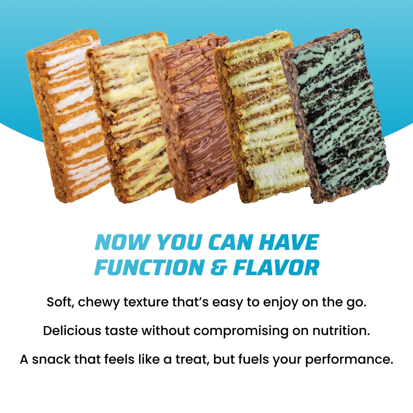 Jimmybar! Mint Cookies N Cream - 19G Protein Bars - 7G Low Sugar- 12 Count - 58G Health Bars - Functional Snack With Real Peanut Butter & Hand-Drizzled Chocolate Protein Bar