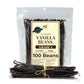 Akshit Bulk Vanilla Beans Grade A+, 100 Count for Homemade Extract, Baking, 6-8 Inches